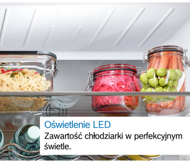 Lodówka do zabudowy Bosch KIR41NSE0 122,1cm 35dB Zawiasy Slizgowe 204L - 1107339 - zdjęcie 4